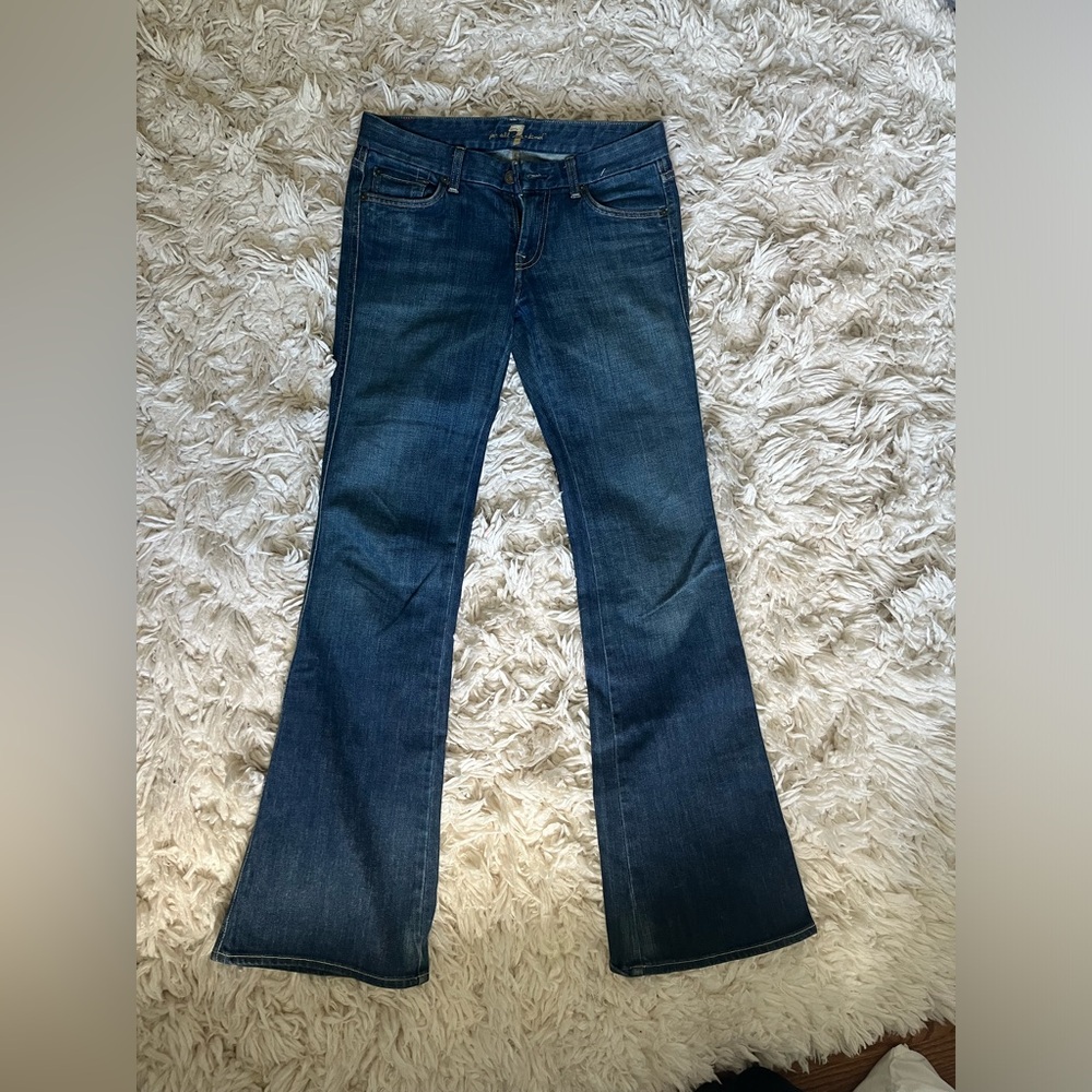 7 FOR ALL MAN KIND JEANS - SLIM ILLUSION HIGH WAIST ALI IN TRIED & TRUE